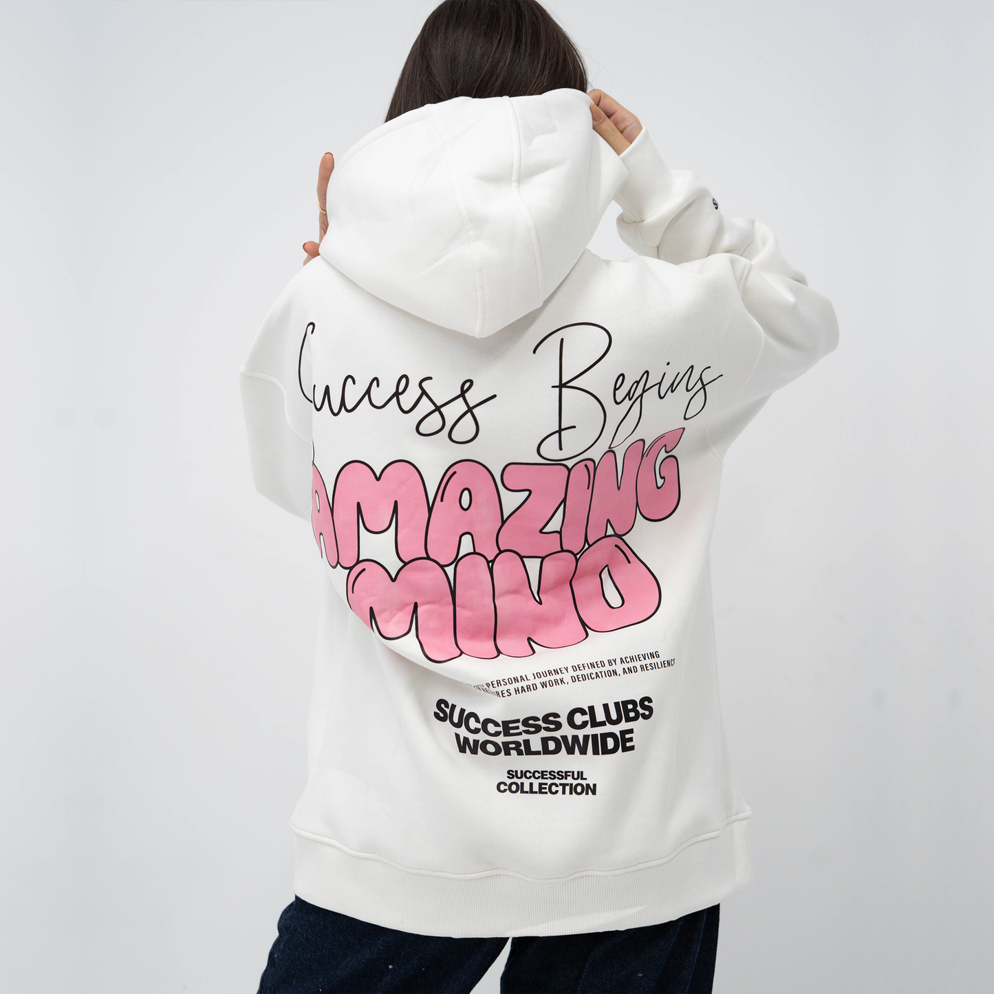 Amazing white hoodie