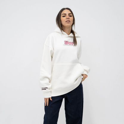 Amazing white hoodie