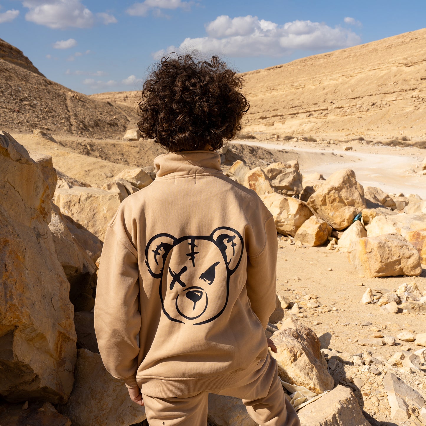 Bear beige zipper