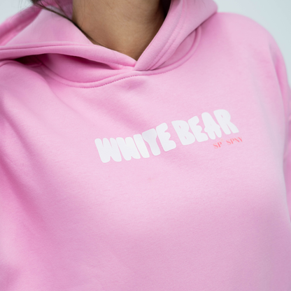 Bear pink hoodie