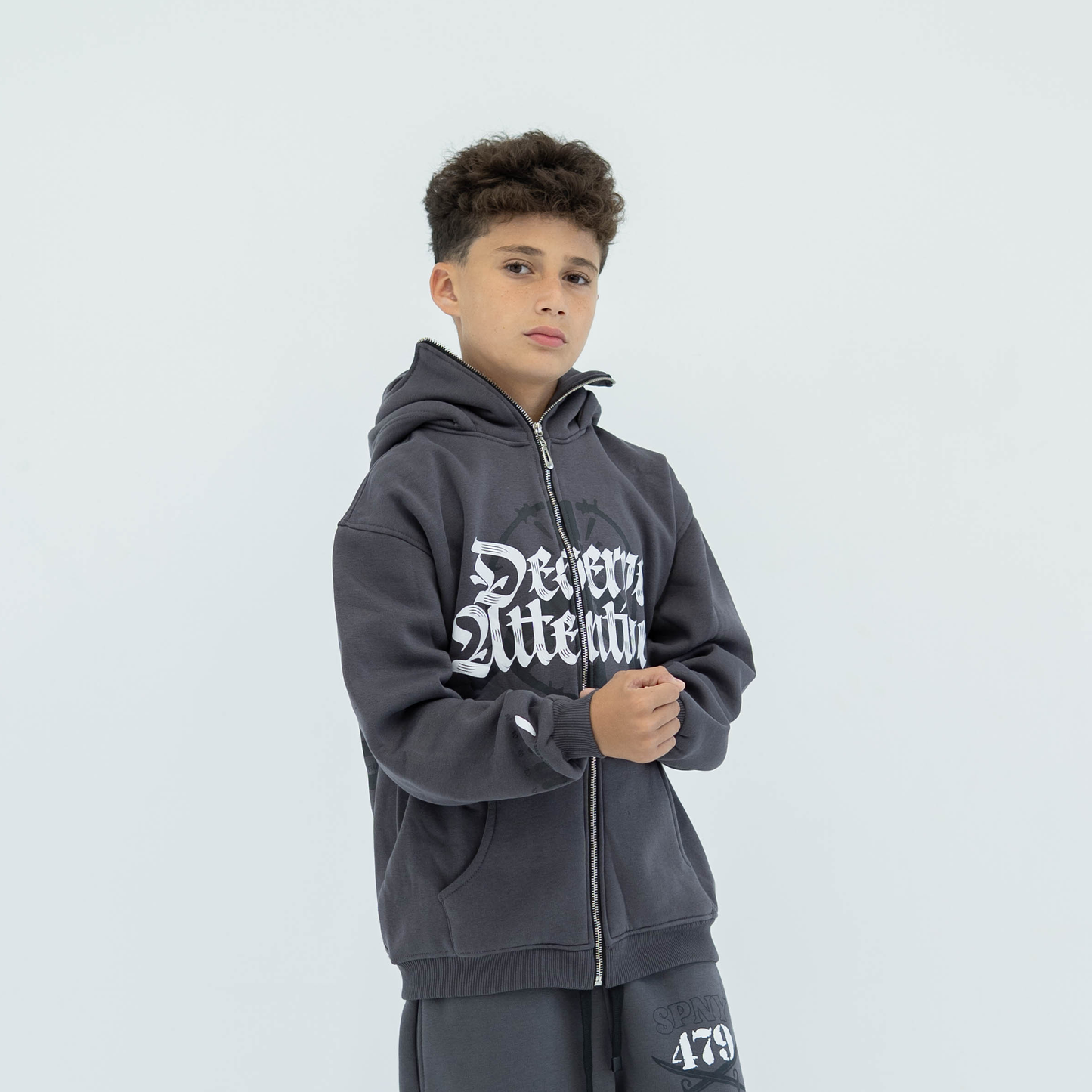 Brave mask grey jacket