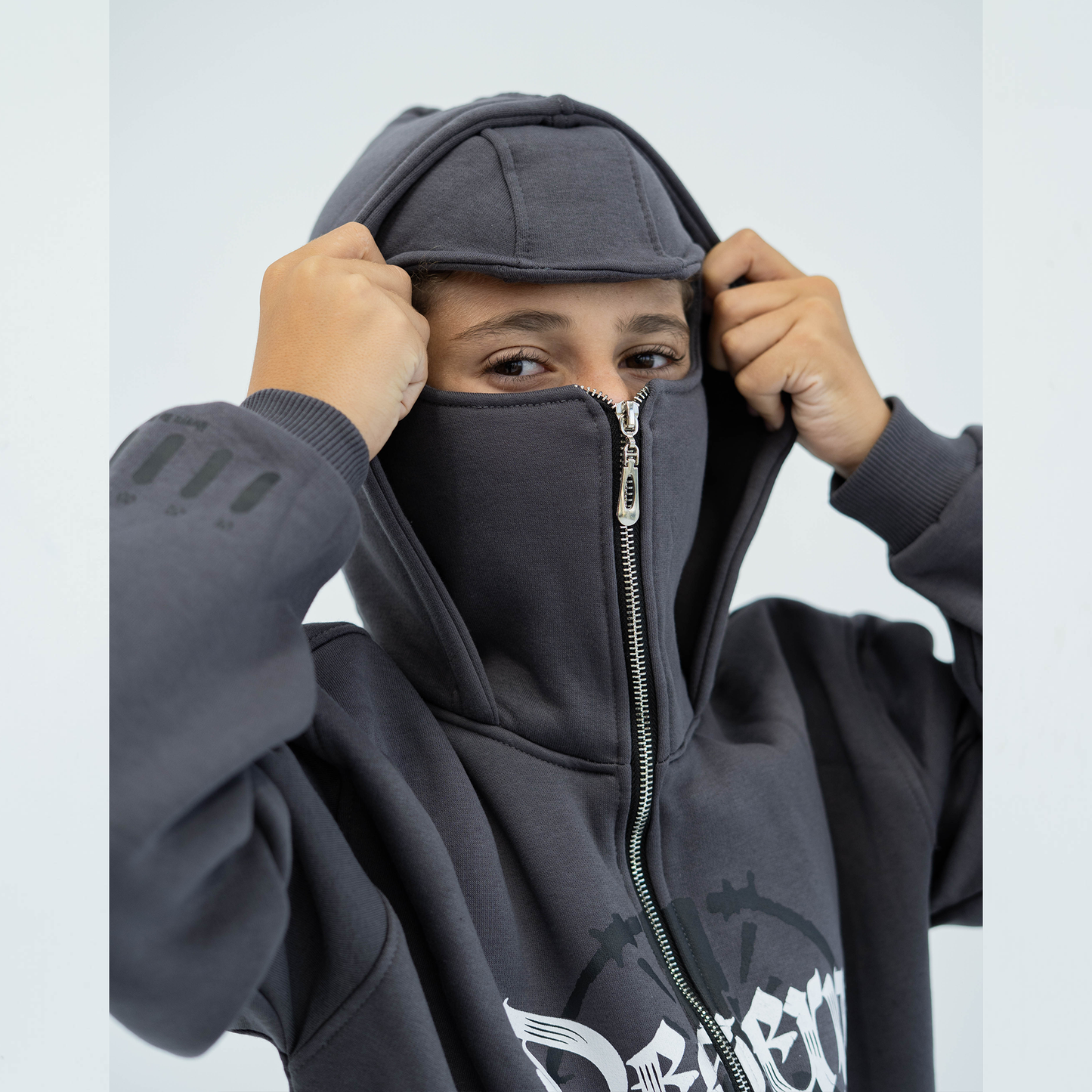 Brave mask grey jacket