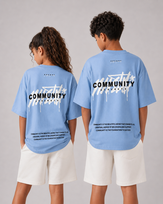 Distance baby blue t-shirt