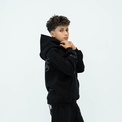 Give up black hoodie