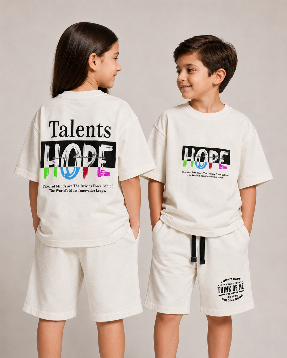 Thinkofme white short