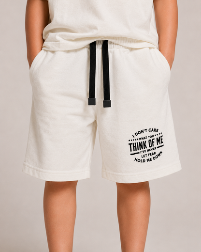 Thinkofme white short