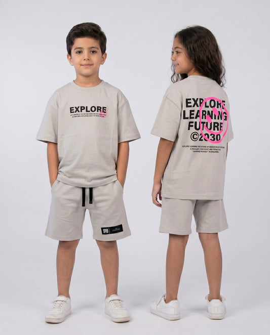 Explore silver t-shirt