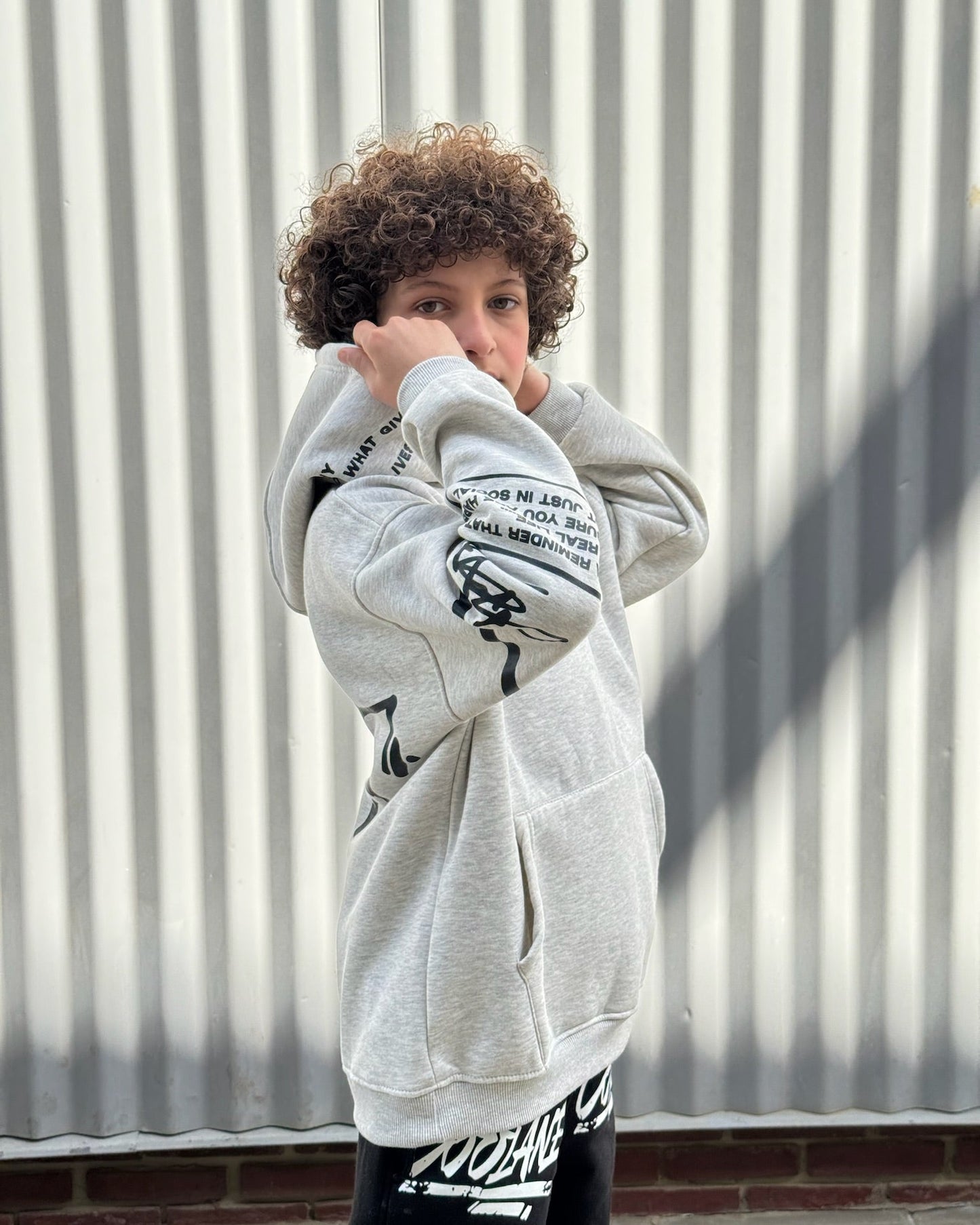 Proud silver hoodie