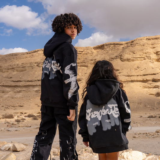 Shadow black hoodie