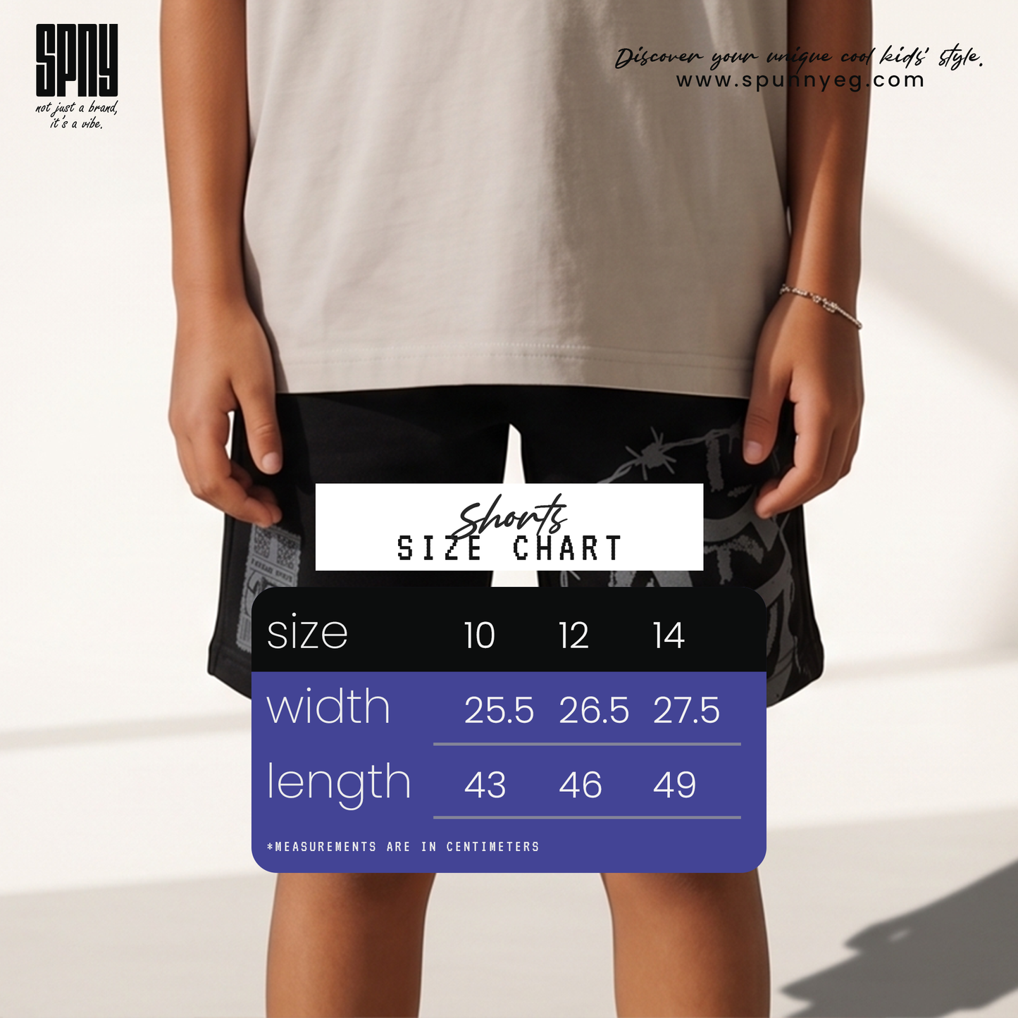 Spny dark grey short